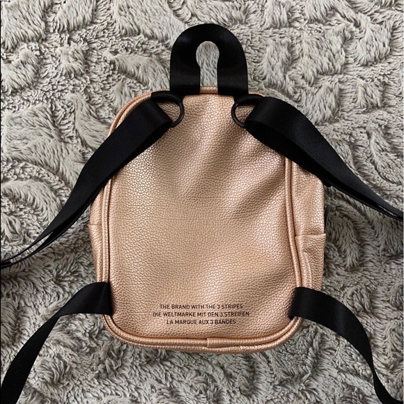 Adidas Rose Gold PU Leather mini backpack - Picture 2 of 10